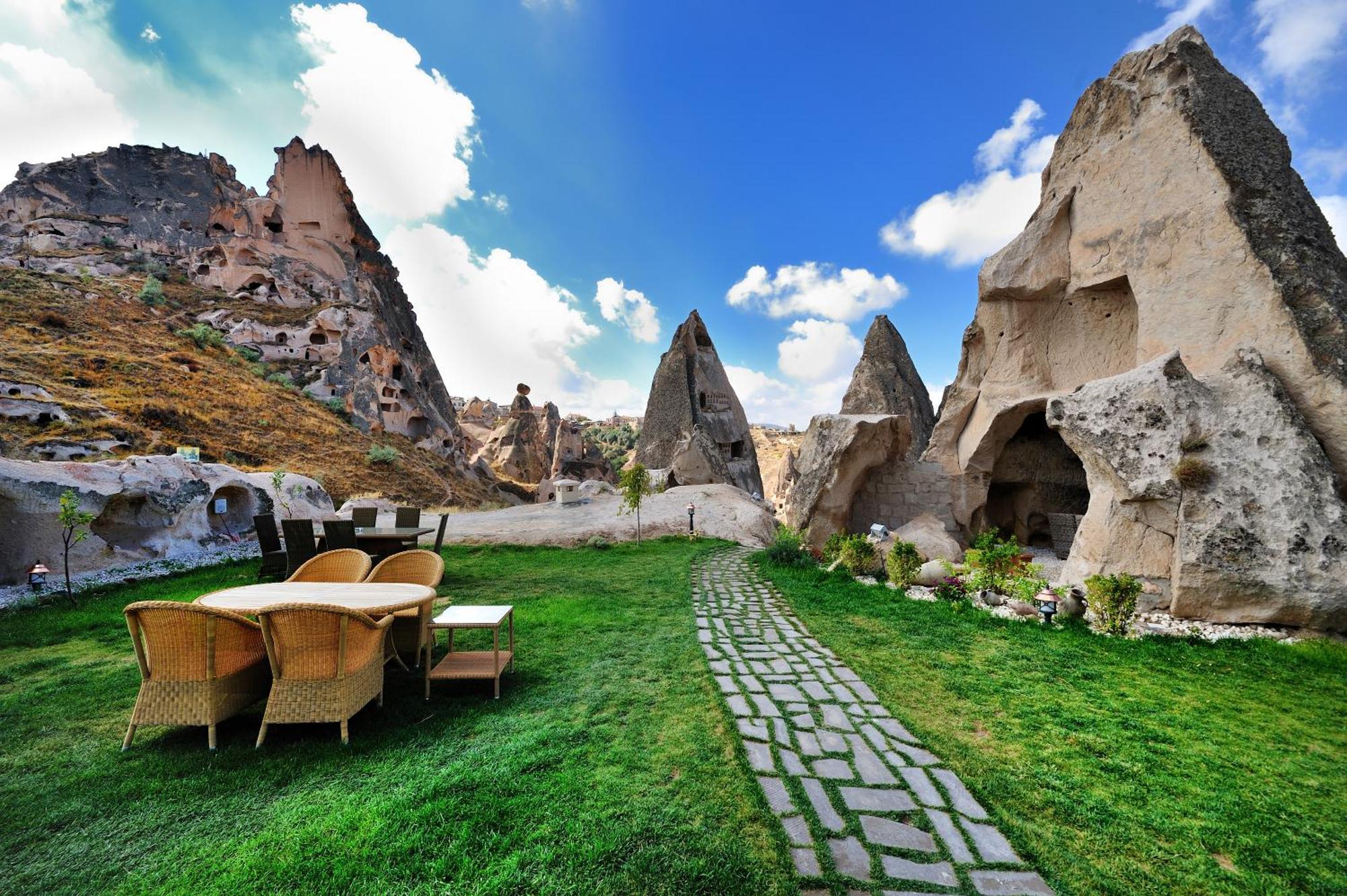 Anatelein Cave Hotel Üçhisar Exterior foto